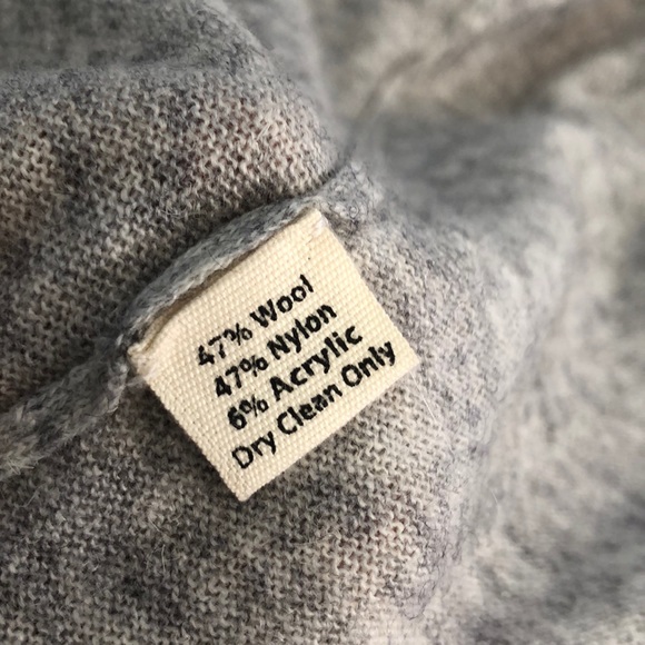 Synergy Organic Clothing grey wool blend cardigan size XS - Picture 6 of 8